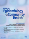 JOURNAL OF EPIDEMIOLOGY AND COMMUNITY HEALTH雜志封面